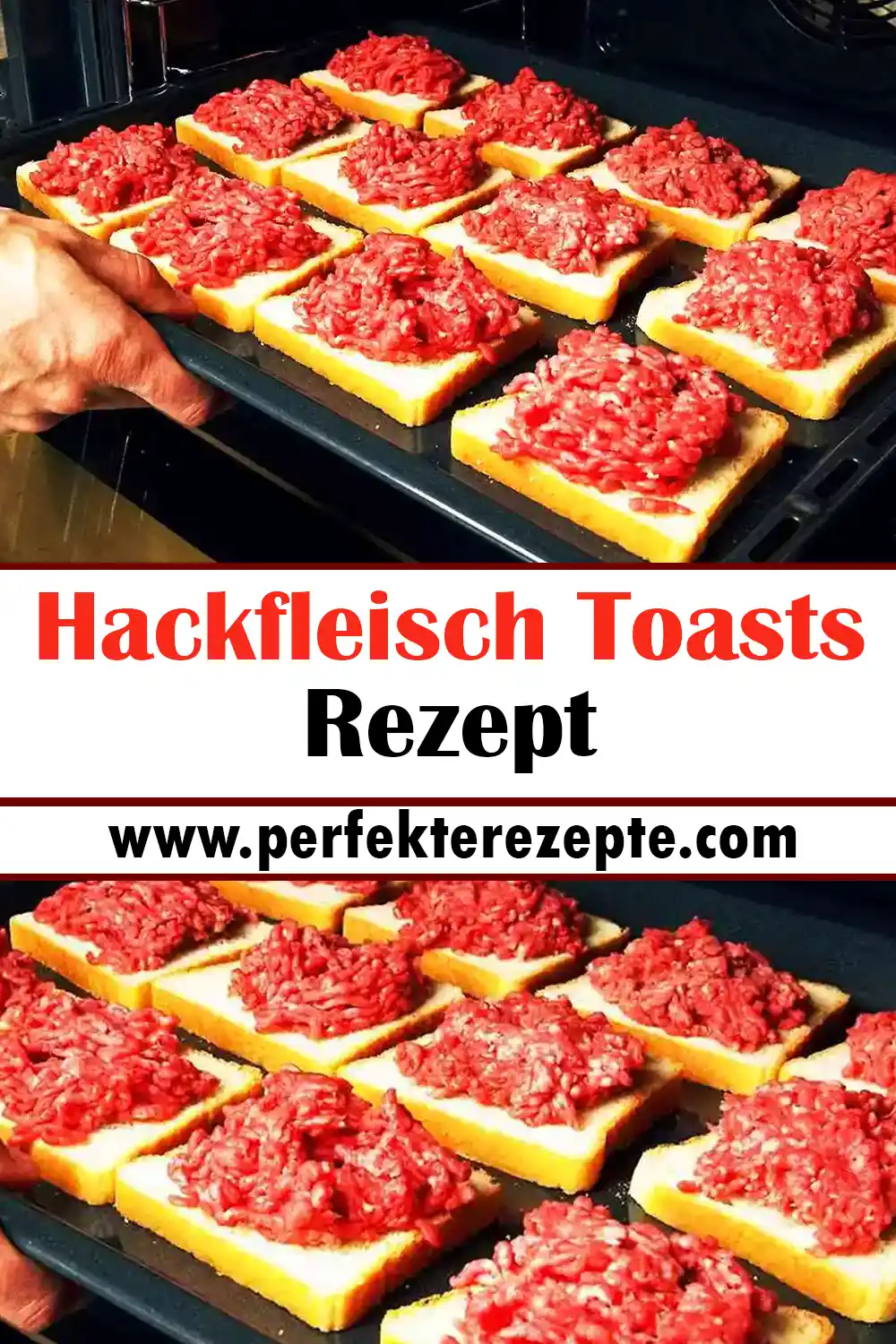 Hackfleisch Toasts Rezept