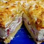 Himmelstorte oder Schwimmbadtorte Mit Himbeeren Rezept