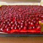 Kirsch Schmand Blechkuchen Rezept