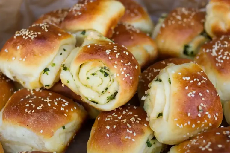 Köstliche Bärlauch-Schnecken mit Käse Rezept: am besten macht man gleich die doppelte Menge