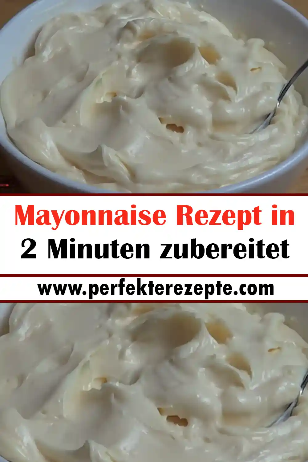 Mayonnaise Rezept in 2 Minuten zubereitet