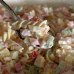 Nudelsalat mit leckere Geheimsoße Rezept