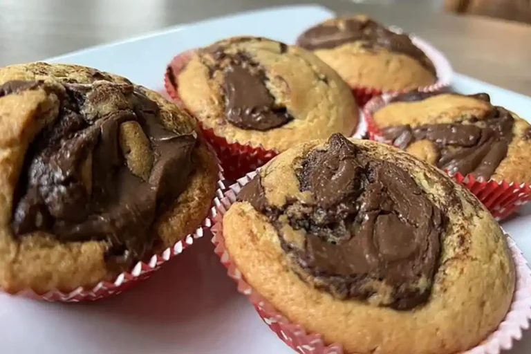 Nutella Muffins Rezept, unglaublich schnell und lecker!