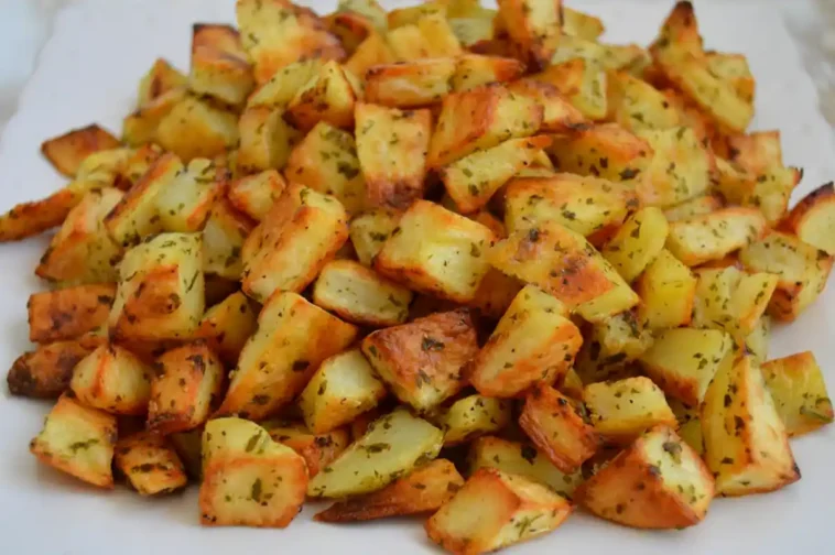 Parmesan-Knoblauch-Kartoffelecken oder leckerer Snack Rezept