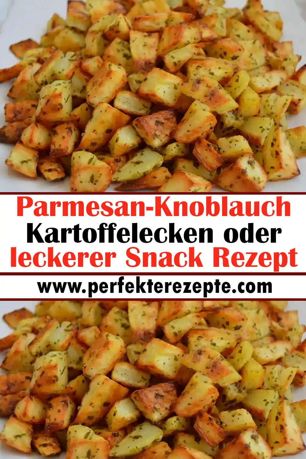 Parmesan-Knoblauch-Kartoffelecken oder leckerer Snack Rezept