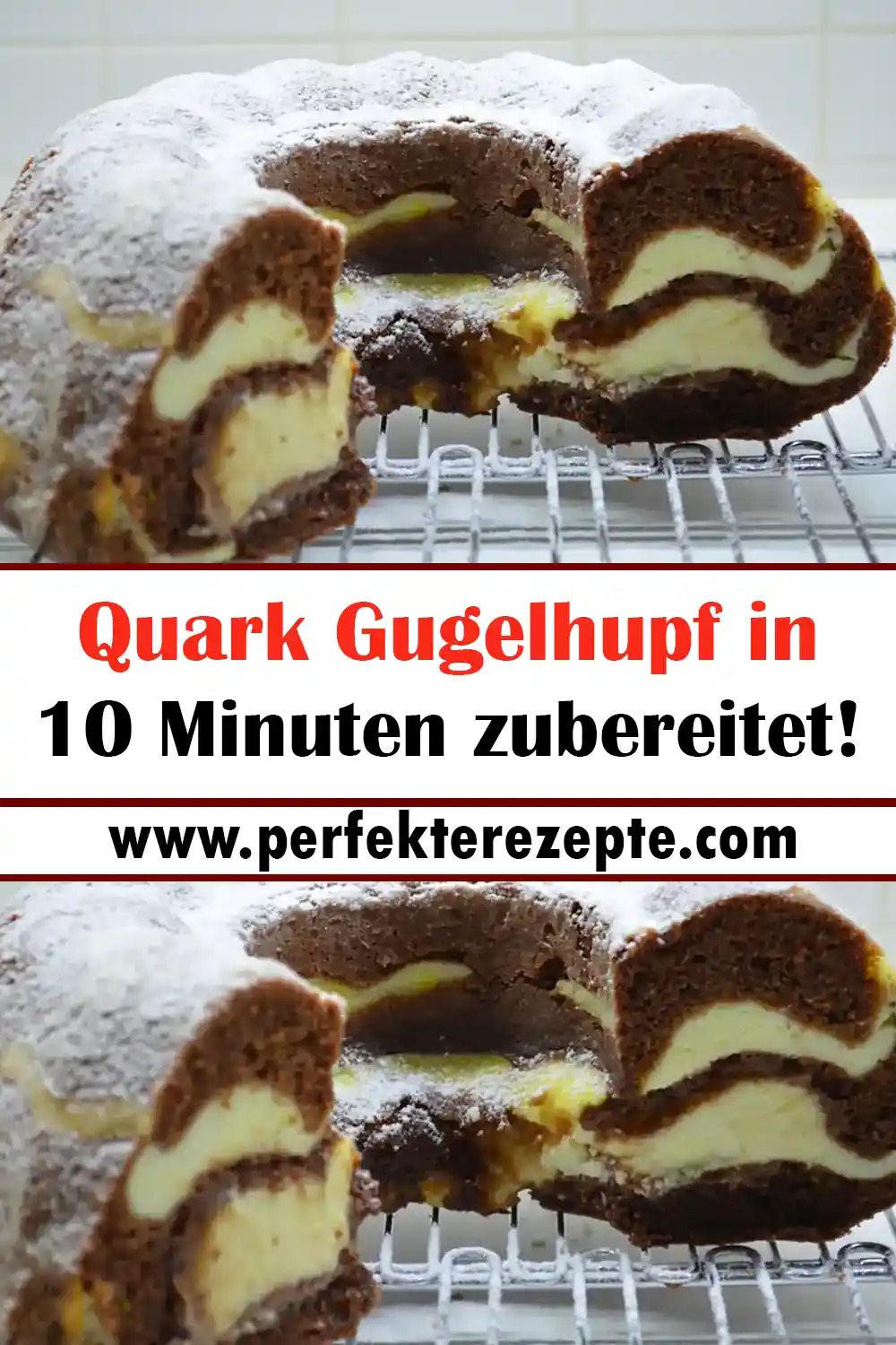 Quark Gugelhupf Rezept in 10 Minuten zubereitet!