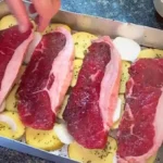 Schweinenacken mit Biersauce und Kartoffeln Rezept