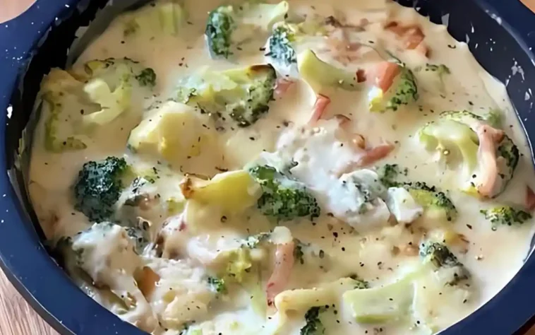 Tortellini-Brokkoli-Gratin à la Carbonara Rezept