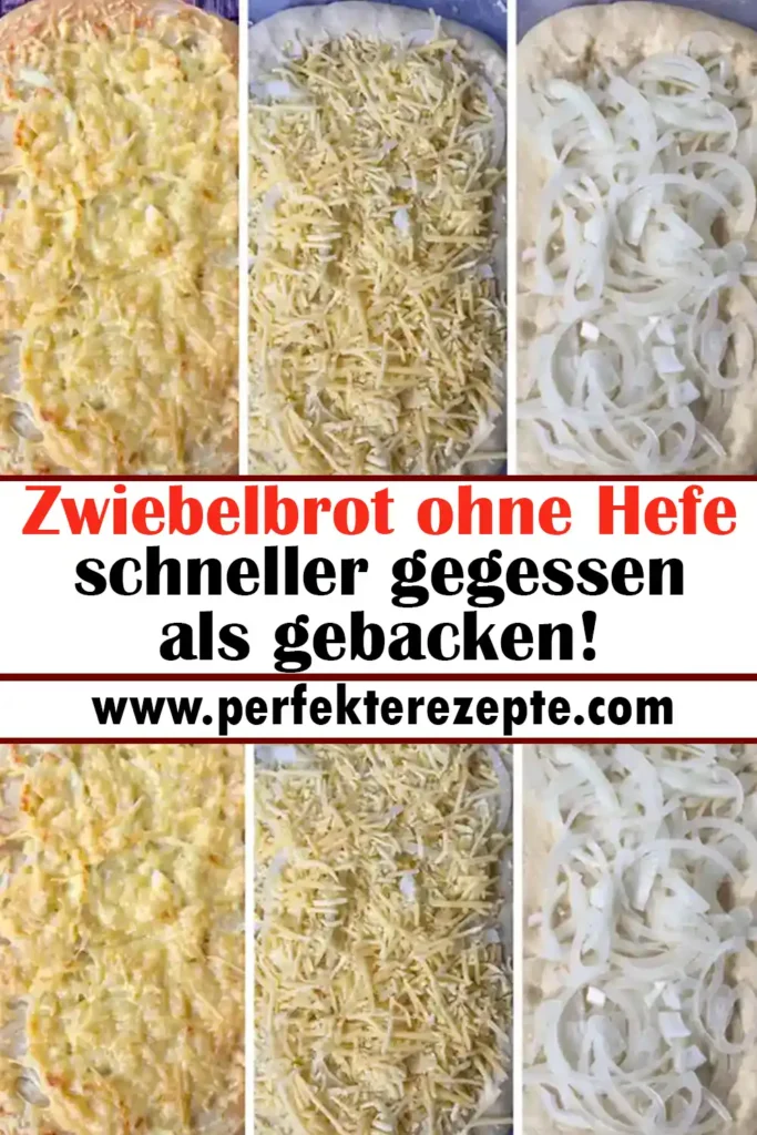 Zwiebelbrot ohne Hefe Rezept schneller gegessen als gebacken!