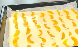 12 Esslöffel Blechkuchen in 10 Minuten fertig, inklusive Backzeit