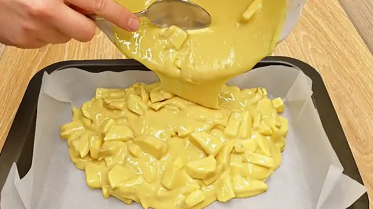 Apfelkuchen mit Pudding Rezept