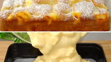 Apfelkuchen mit Vanillepudding Rezept: Du wirst nie einen anderen backen!