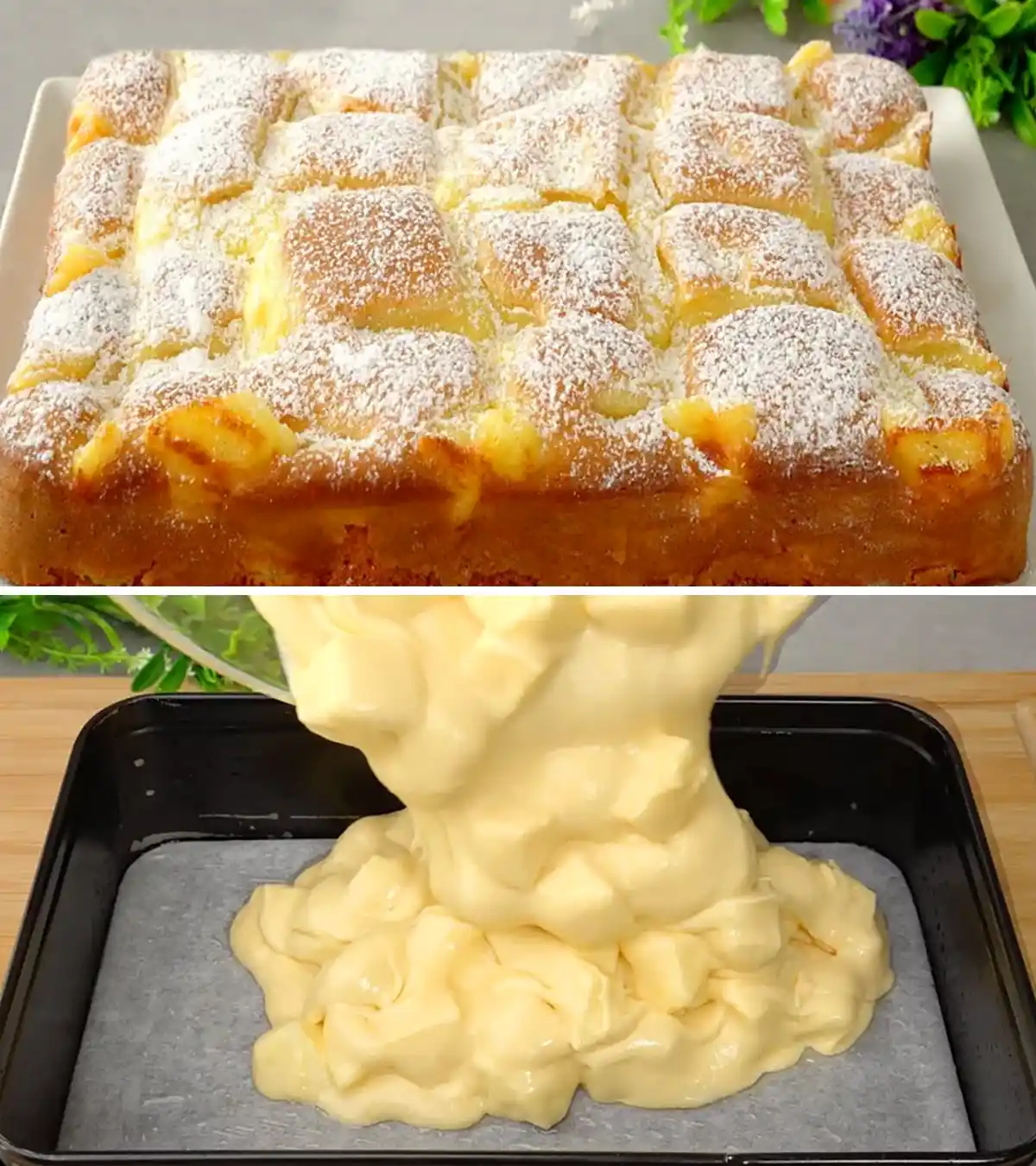 Apfelkuchen mit Vanillepudding Rezept: Du wirst nie einen anderen ...