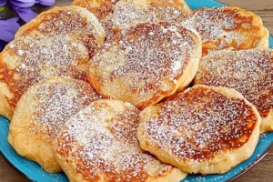 Apfelküchle Rezept in 3 Minuten zubereitet, Superlecker!