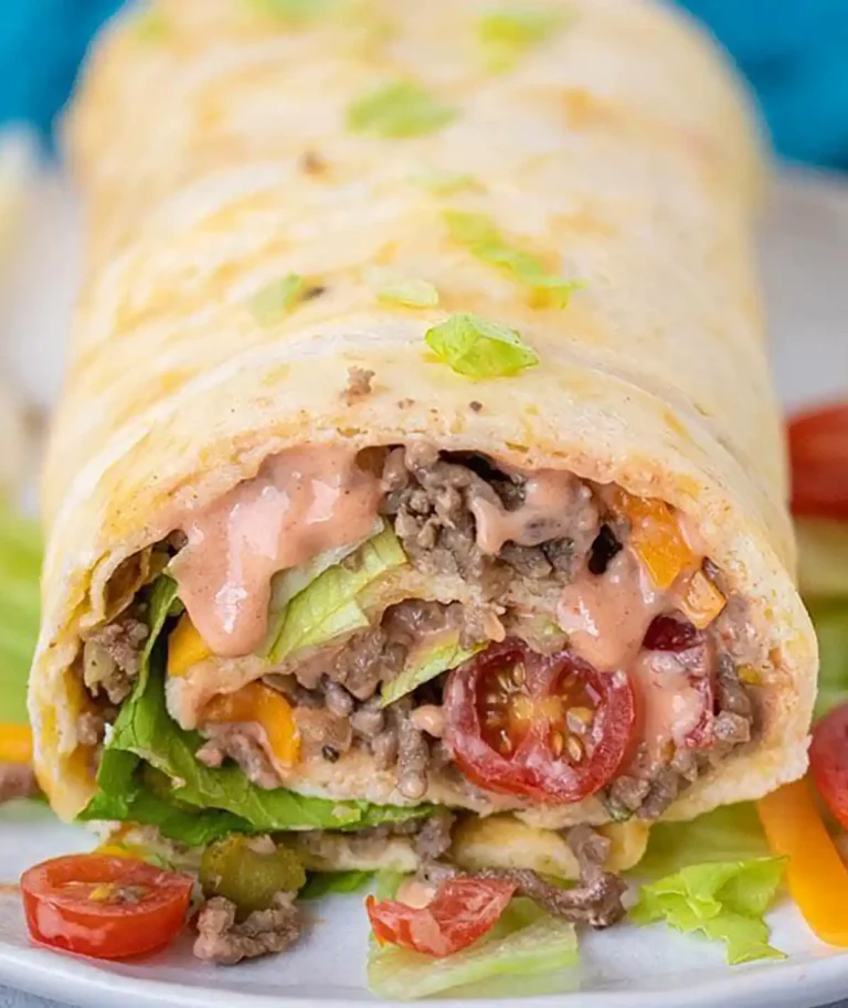 Big Mac Rolle mit Viel Sosse Rezept
