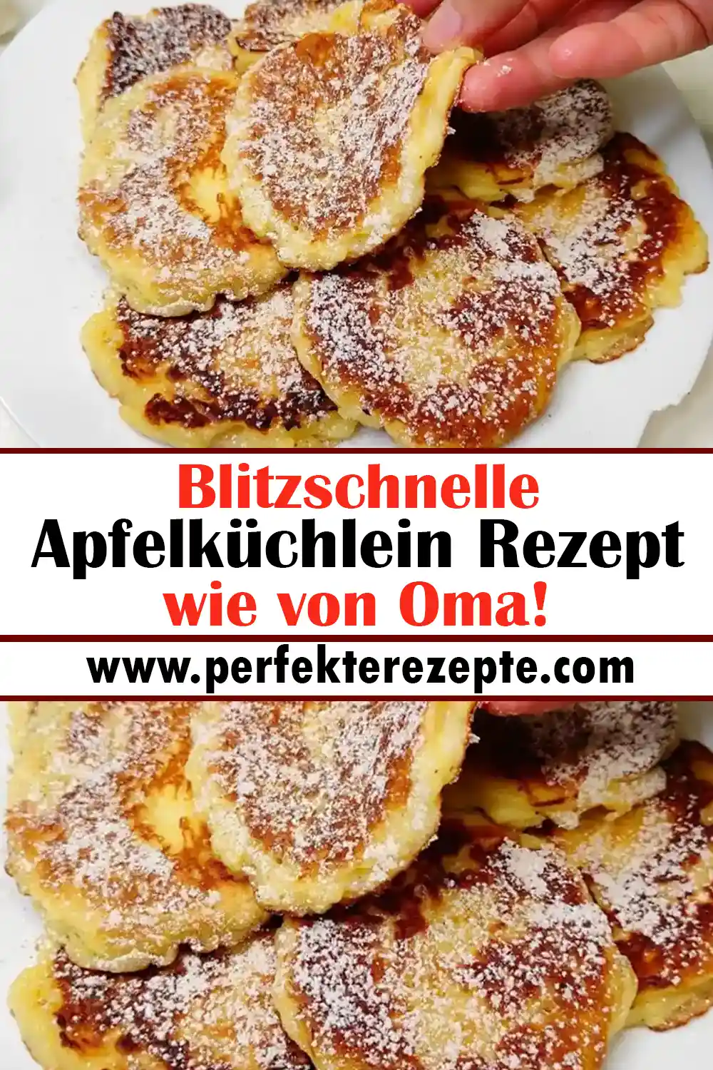 Blitzschnelle Apfelküchlein Rezept wie von Oma!