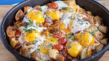 Bratkartoffeln mit Ei und Käse Rezept: Einfach und Lecker