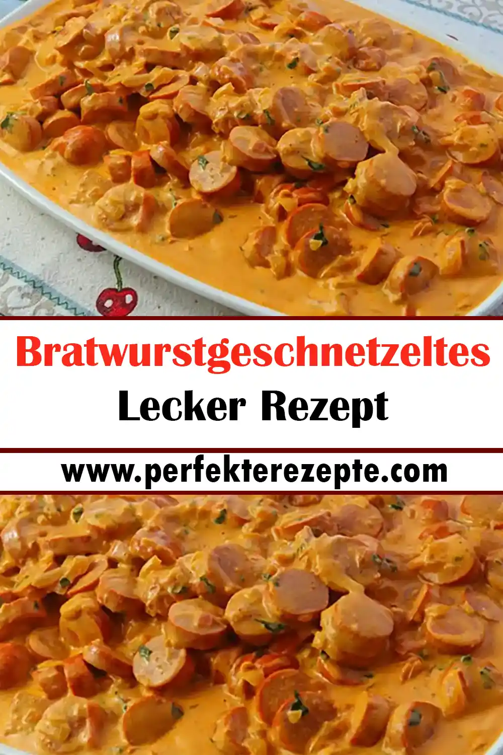 Bratwurstgeschnetzeltes Lecker Rezept