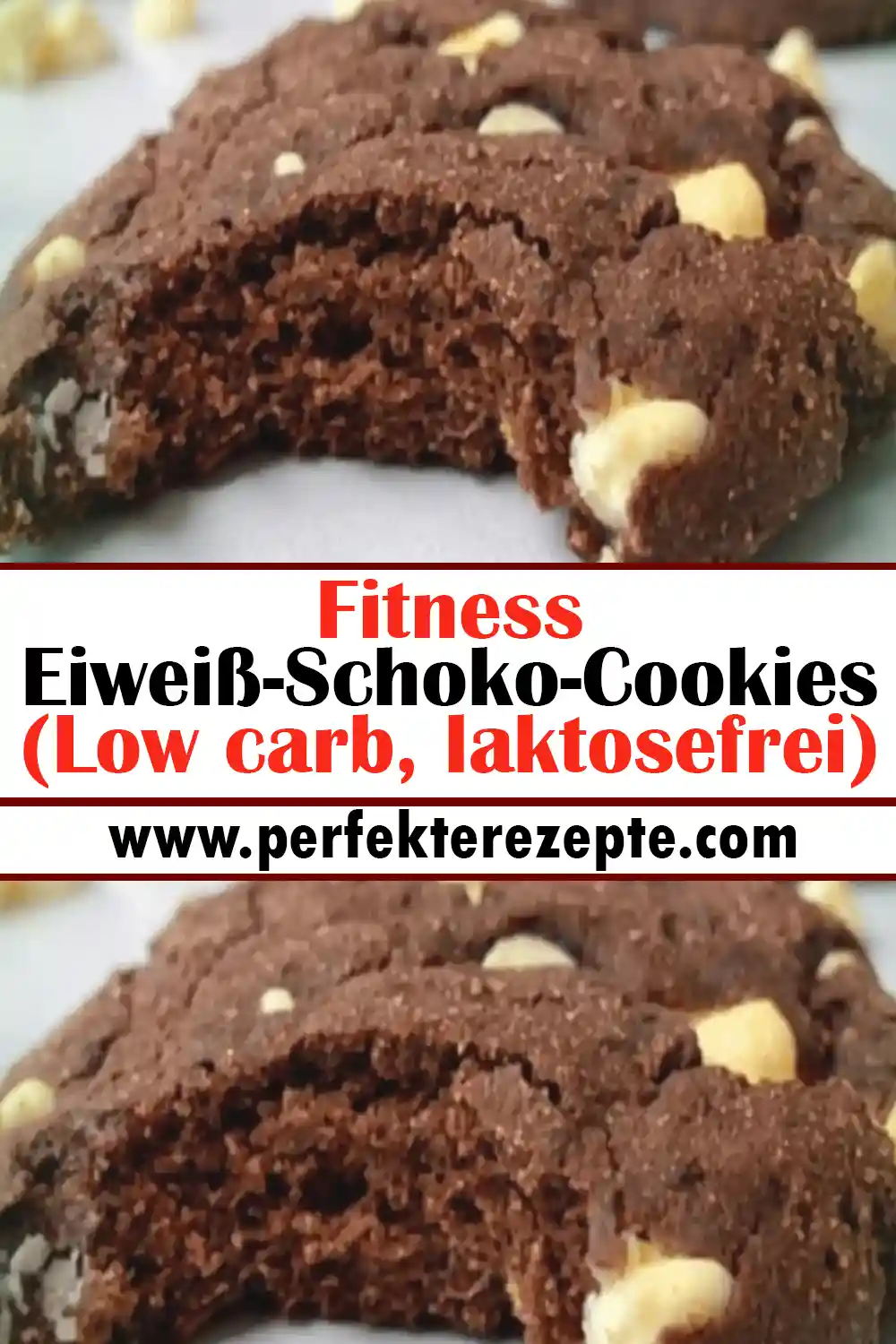 Fitness Eiweiß-Schoko-Cookies Rezept (Low carb, laktosefrei)
