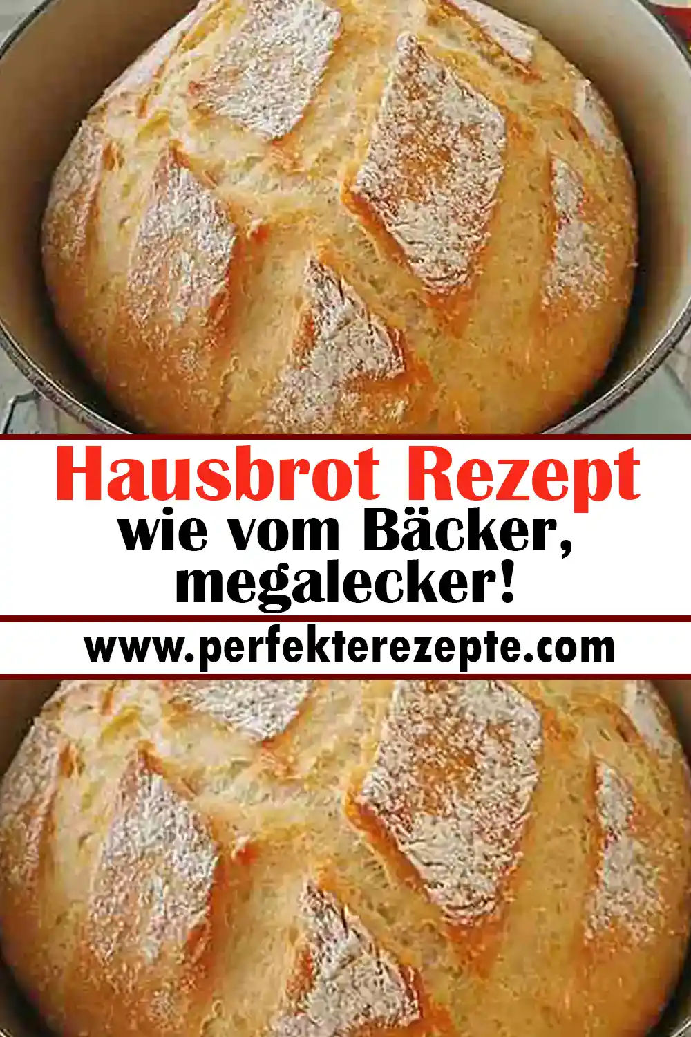 Hausbrot Rezept wie vom Bäcker, megalecker!