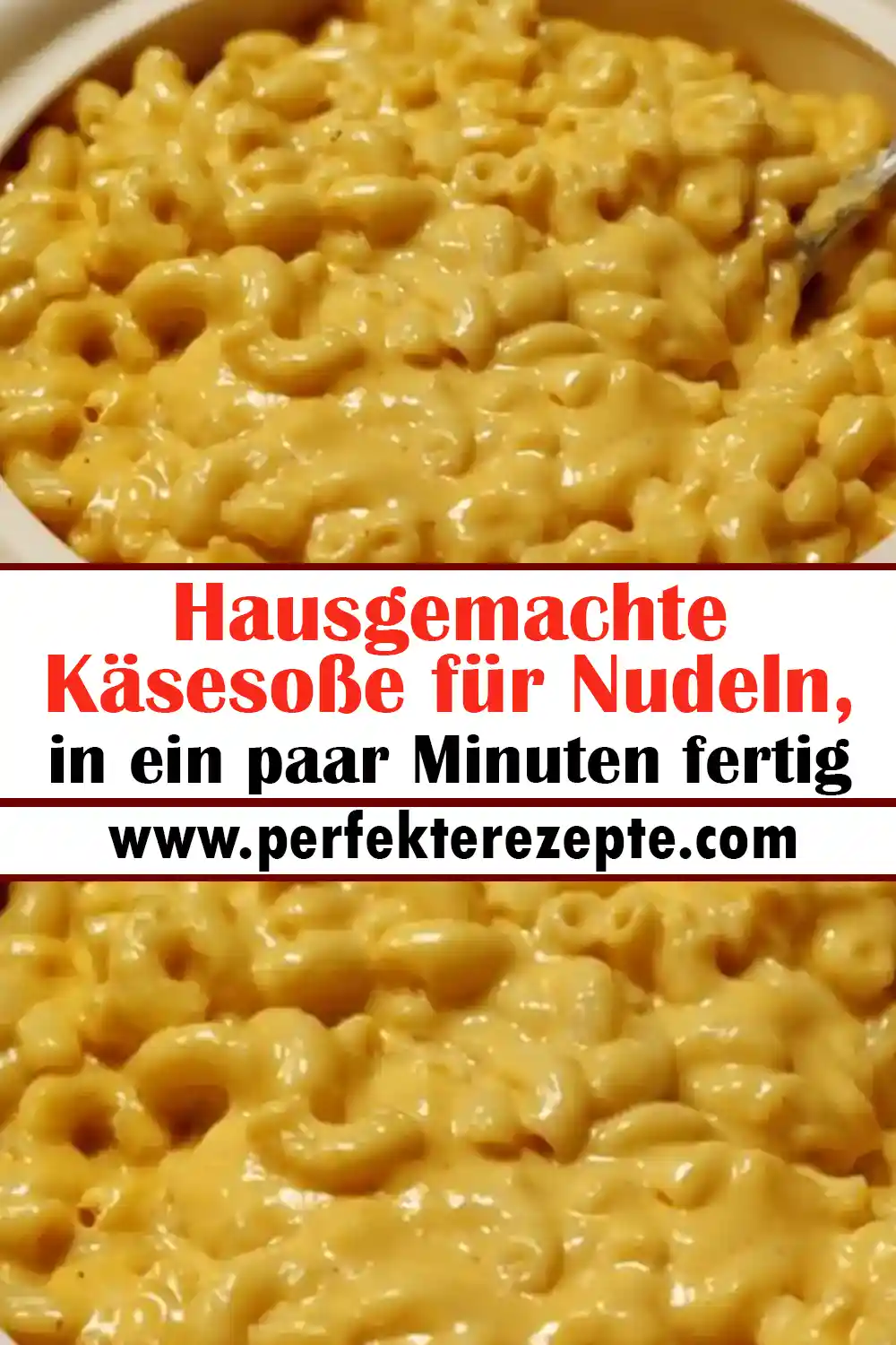 Hausgemachte Käsesoße Rezept für Nudeln, in ein paar Minuten fertig