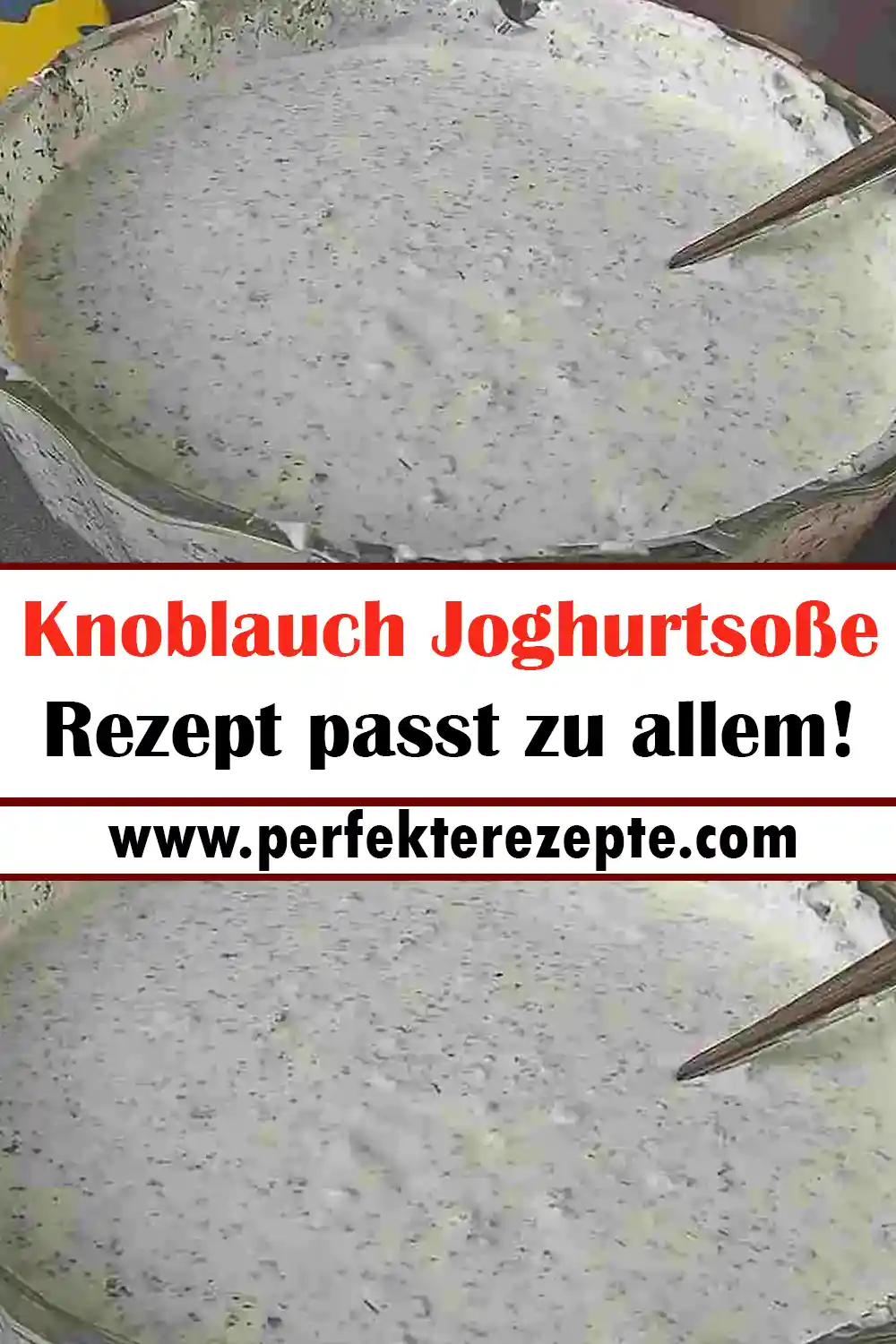 Knoblauch Joghurtsoße Rezept passt zu allem!