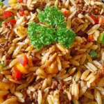 Kritharaki-Salat Mit Hackfleisch Rezept