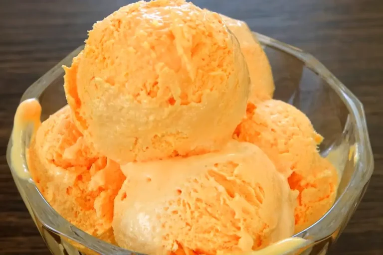Orangeneis ohne Eismaschine Rezept