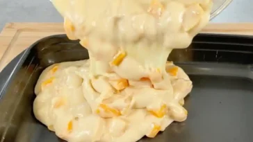 Pfirsichkuchen Rezept einfach in der Zubereitung gelungen!