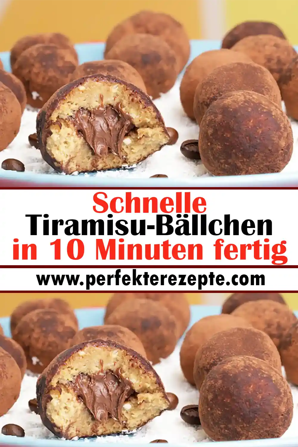 Schnelle Tiramisu-Bällchen Rezept: in 10 Minuten fertig