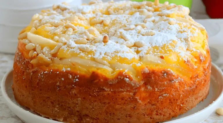 Schweizer Apfelkuchen mit Pudding Rezept