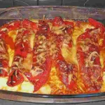 Überbackene Spitzpaprika mit Käsefüllung Rezept, super knackig!