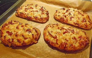 Zwiebelkuchen Schnitte Rezept