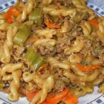 Curryrahm Nudeln mit Hackfleisch Rezept