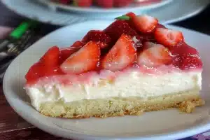 Erdbeerkuchen mit Schmand-Vanillecreme Rezept