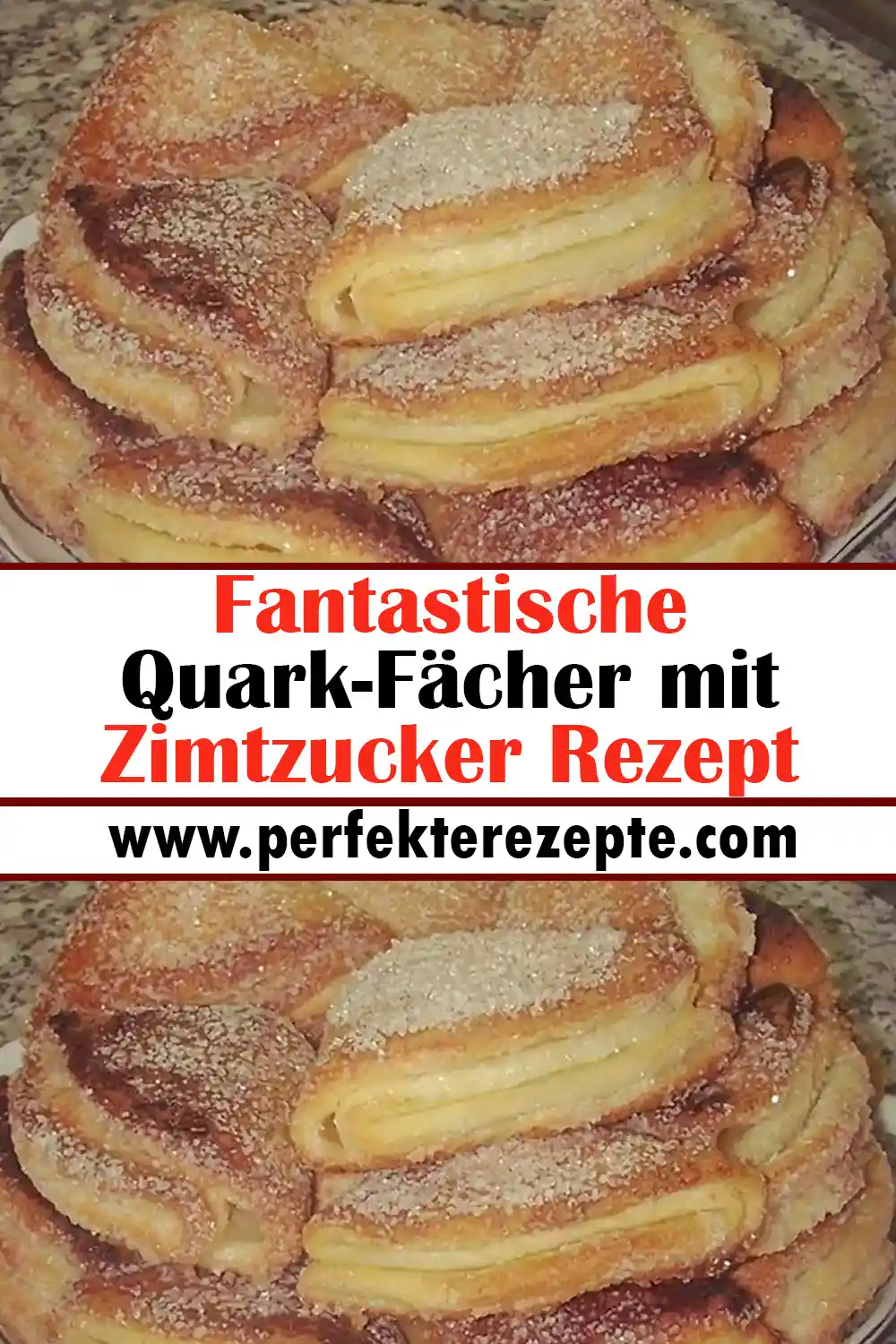 Fantastische Quark-Fächer mit Zimtzucker Rezept