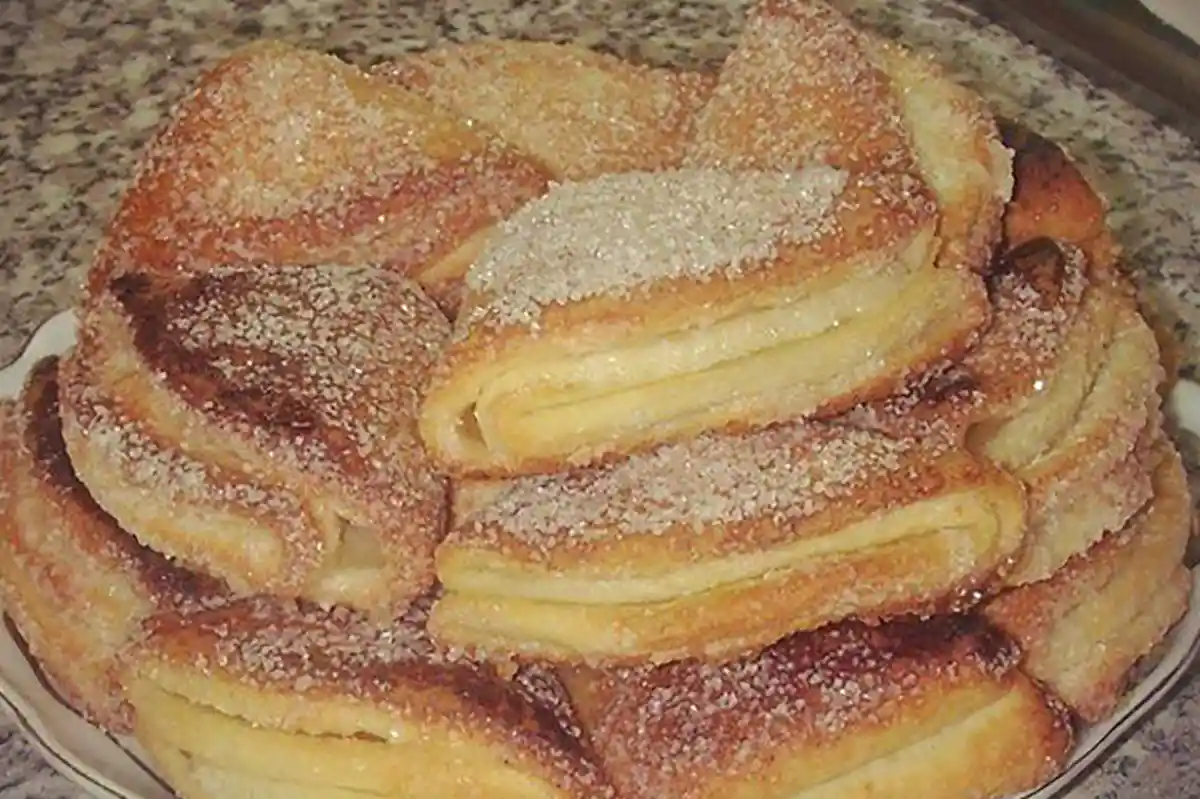 Fantastische Quark-Fächer mit Zimtzucker Rezept