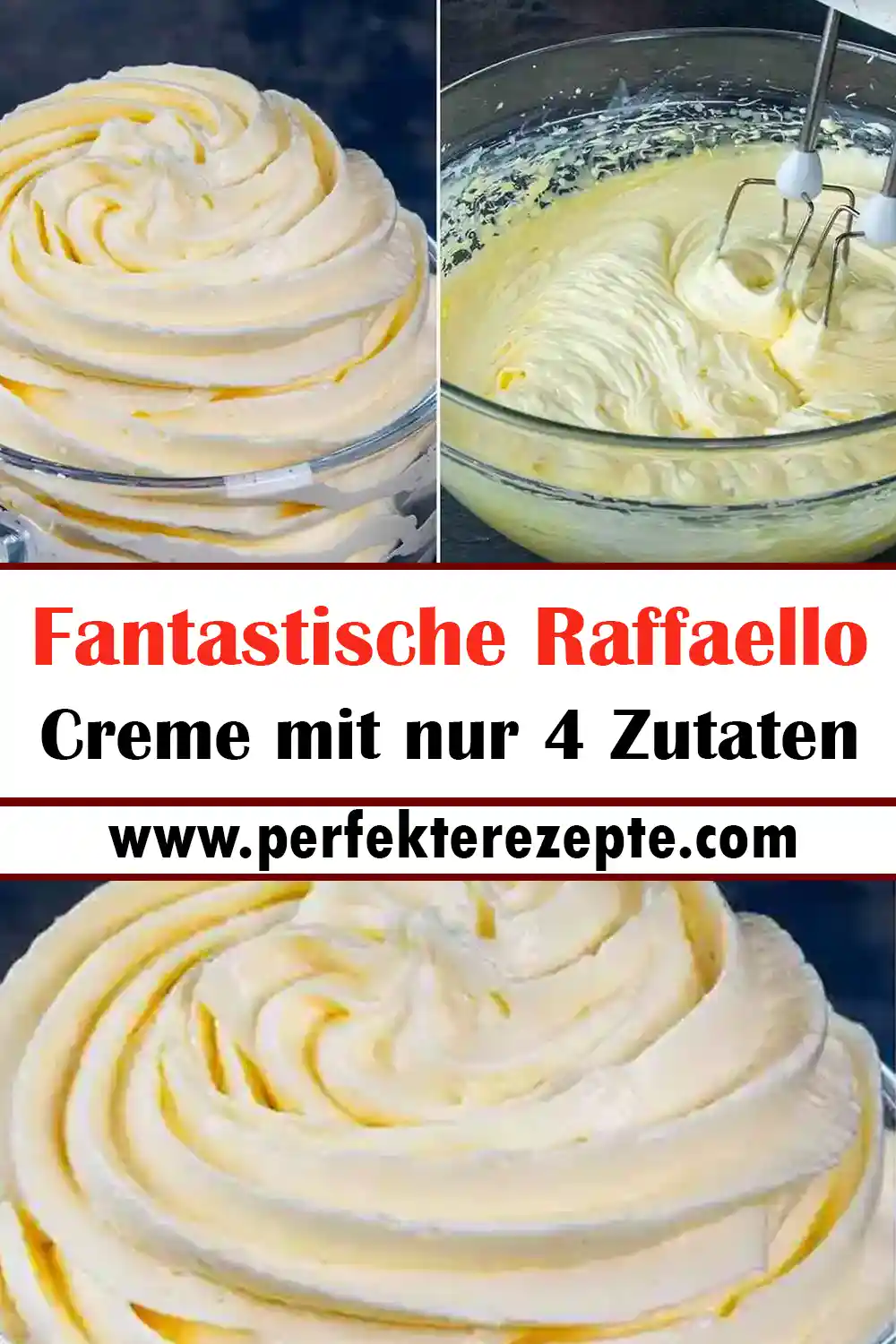 Fantastische Raffaello Creme mit nur 4 Zutaten Rezept