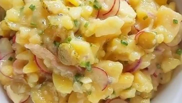 Frischer Kartoffelsalat Rezept zum abnehmen ohne Schnickschnack!