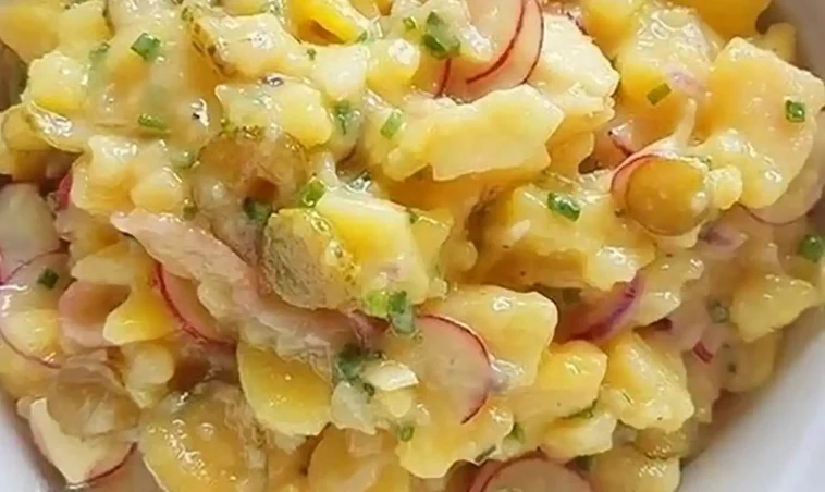 Frischer Kartoffelsalat Rezept zum abnehmen ohne Schnickschnack!