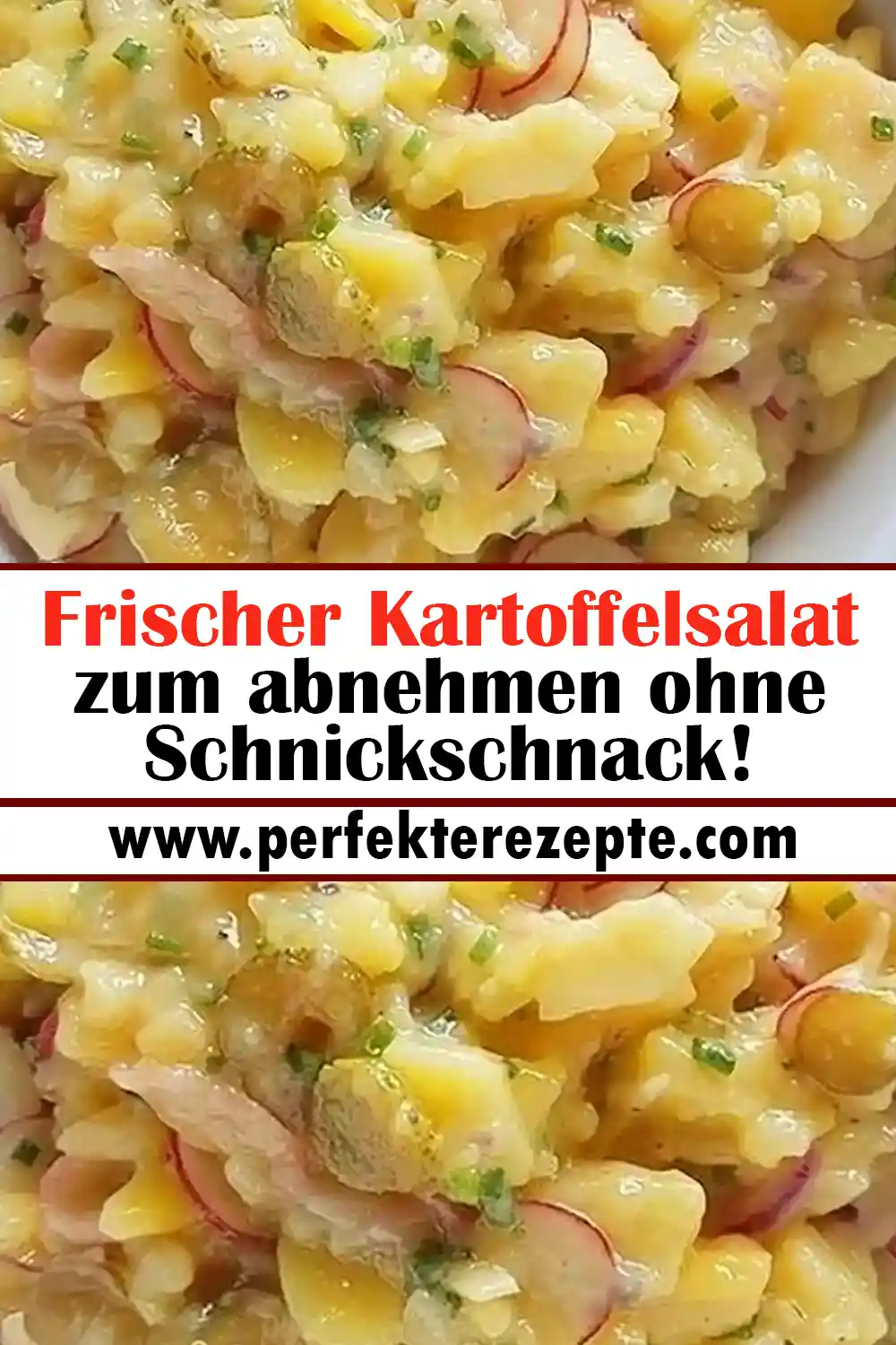 Frischer Kartoffelsalat Rezept zum abnehmen ohne Schnickschnack!