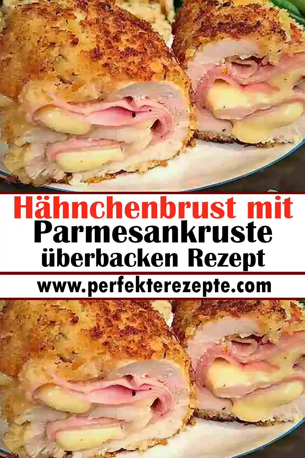 Hähnchenbrust mit Parmesankruste überbacken Rezept