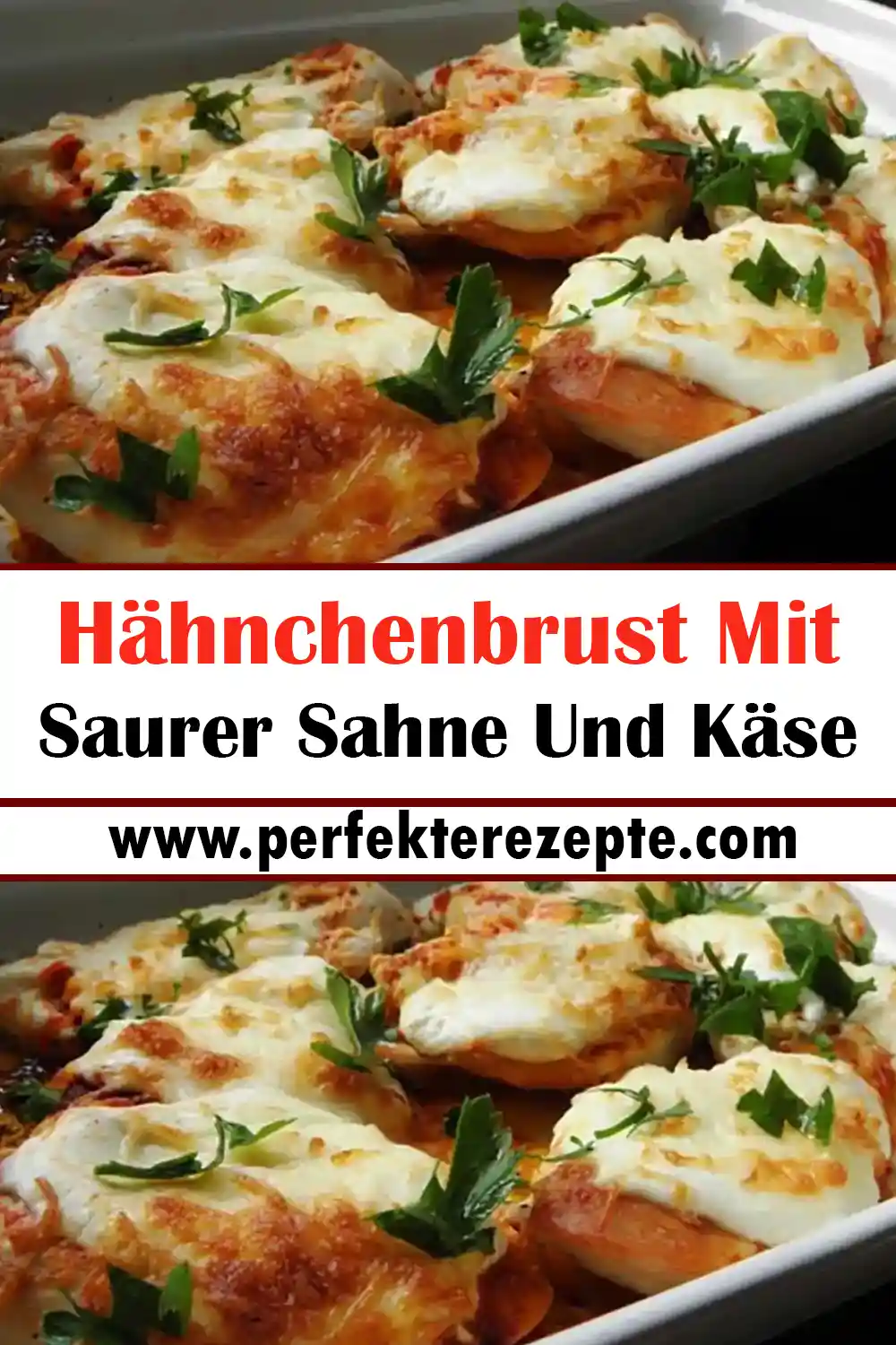 Hähnchenbrust Mit Saurer Sahne Und Käse Rezept