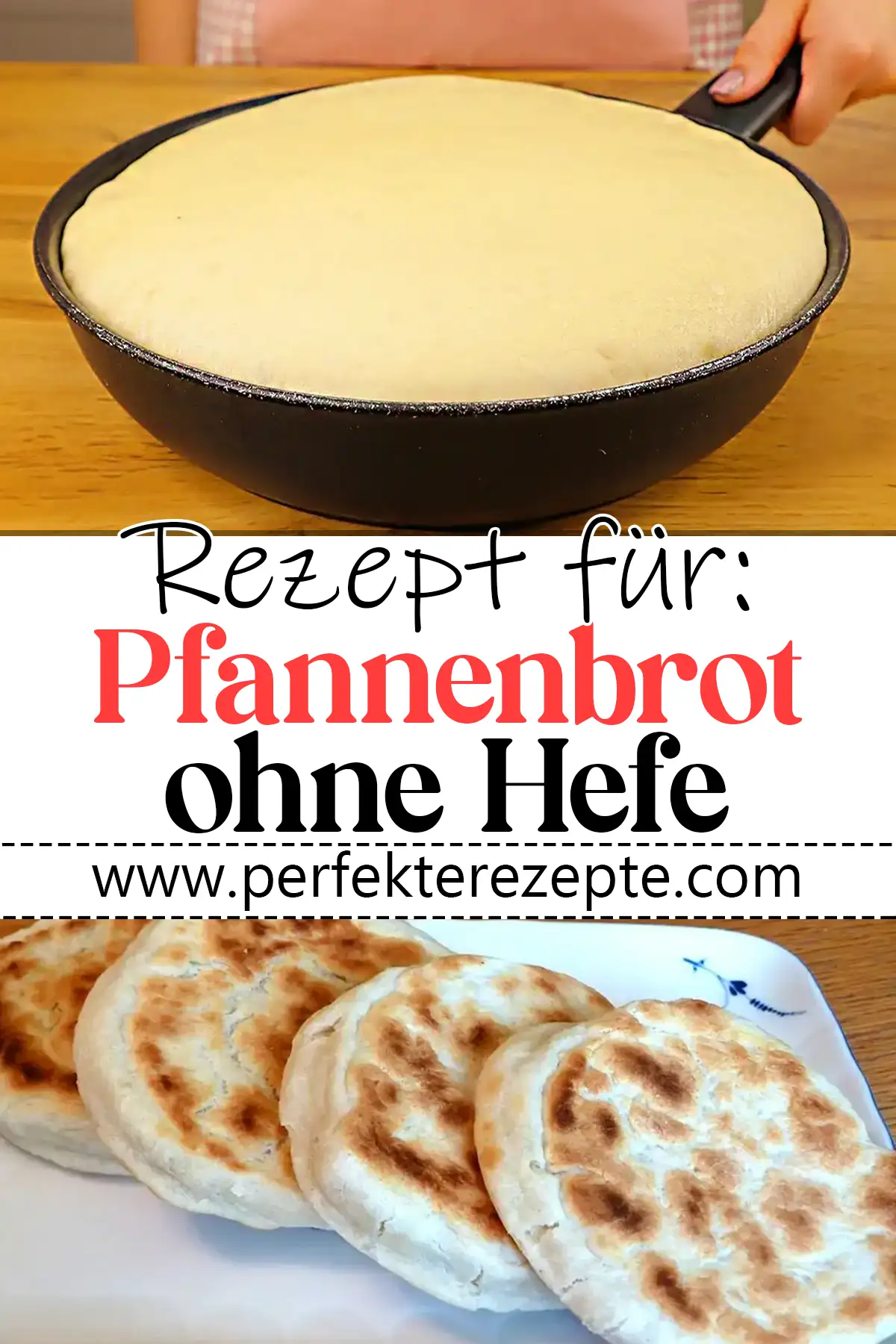 Pfannenbrot ohne Hefe