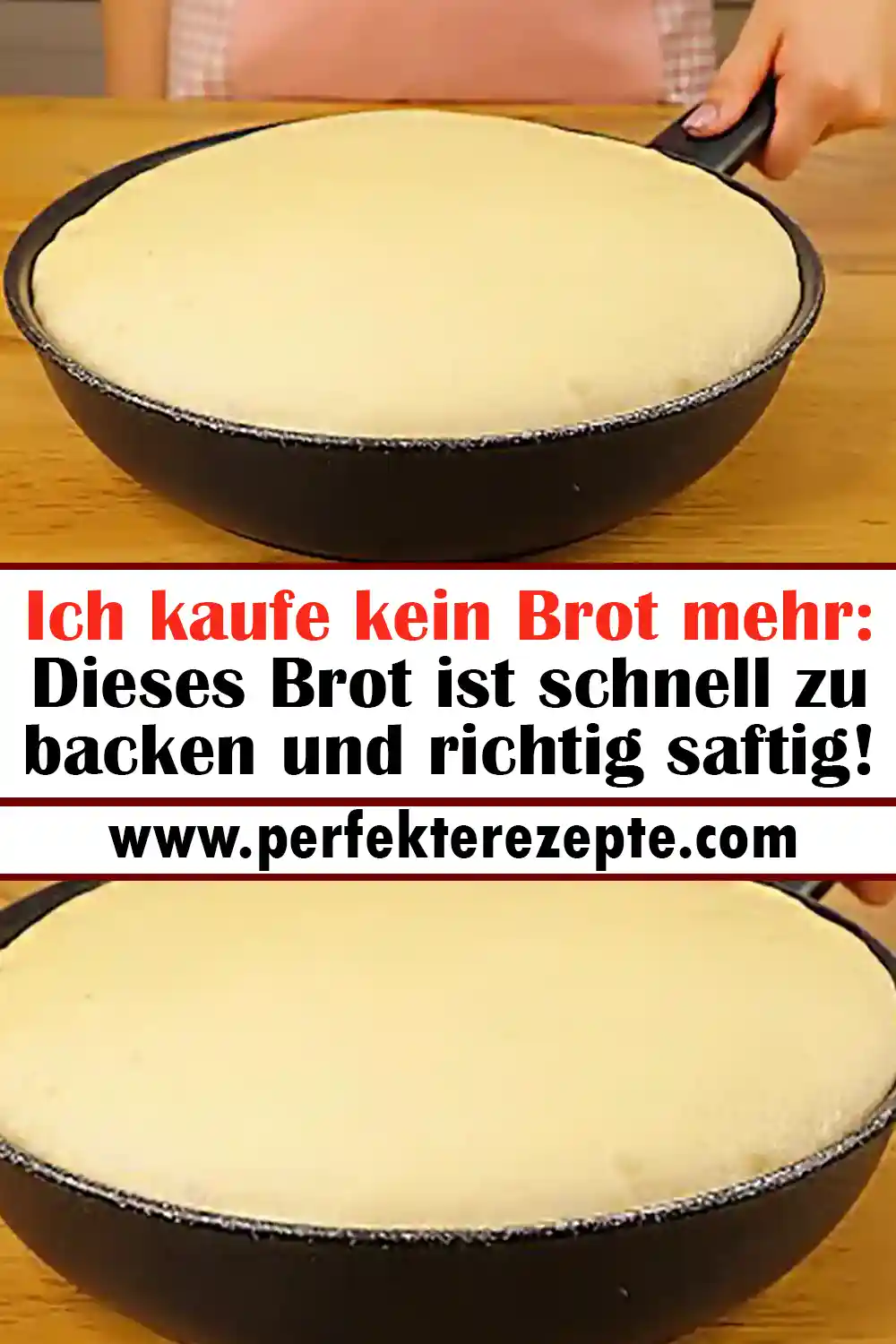 Ich kaufe kein Brot mehr: Dieses Brot ist schnell zu backen und richtig saftig!