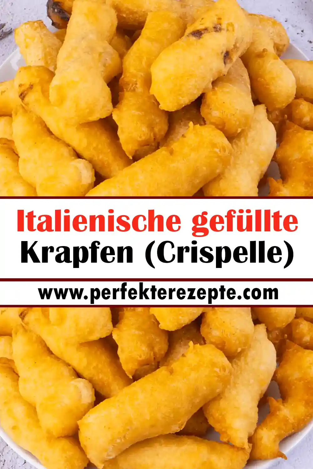 Italienische gefüllte Krapfen (Crispelle) Rezept: knusprig und schnell zubereitet!