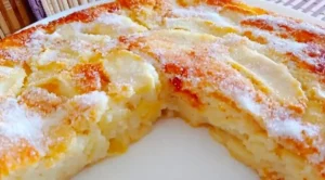 Joghurtkuchen mit Äpfeln Rezept so köstlich, dass er auf der Zunge schmilzt!