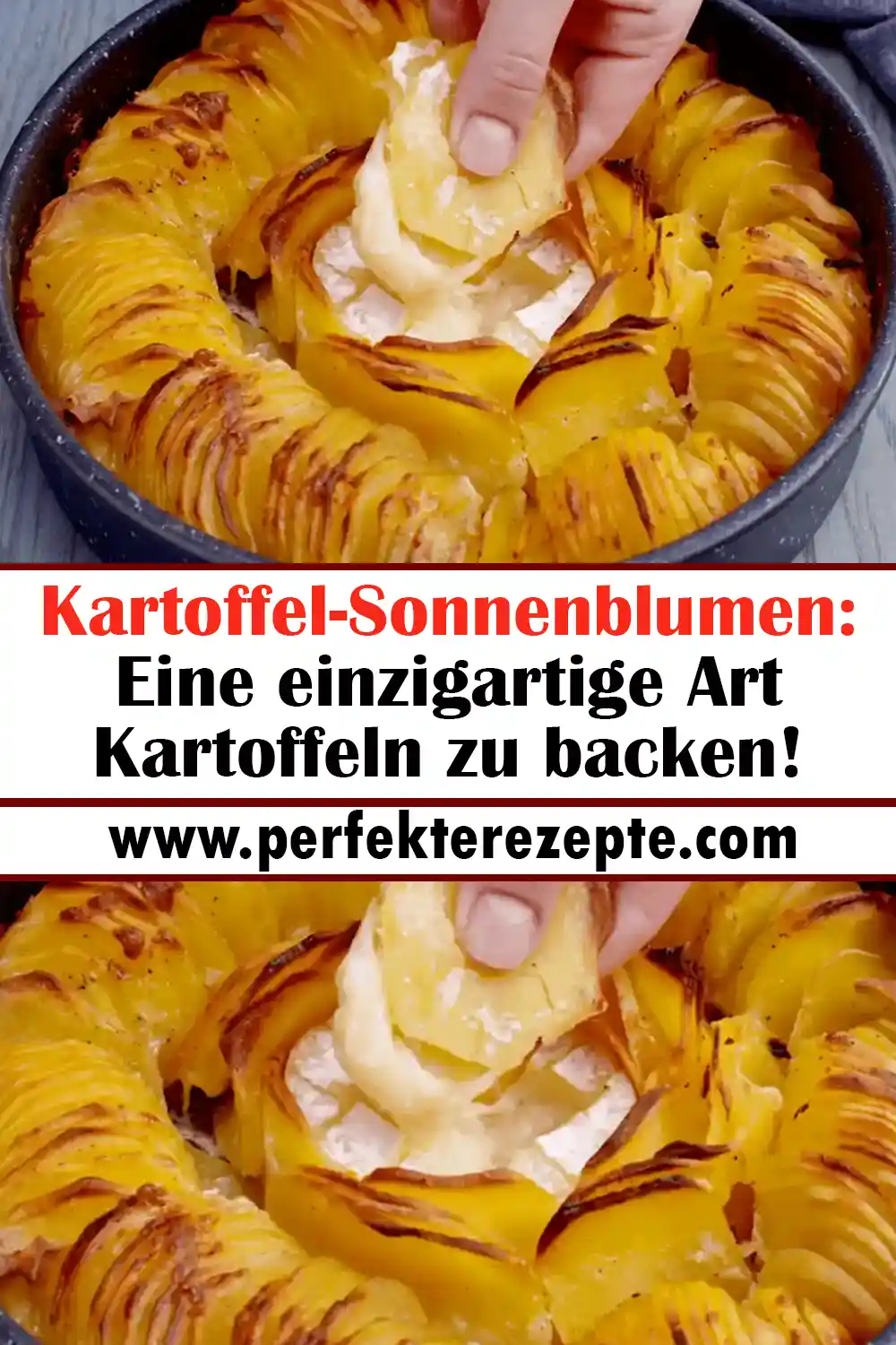 Kartoffel-Sonnenblumen Rezept: Eine einzigartige Art Kartoffeln zu backen!