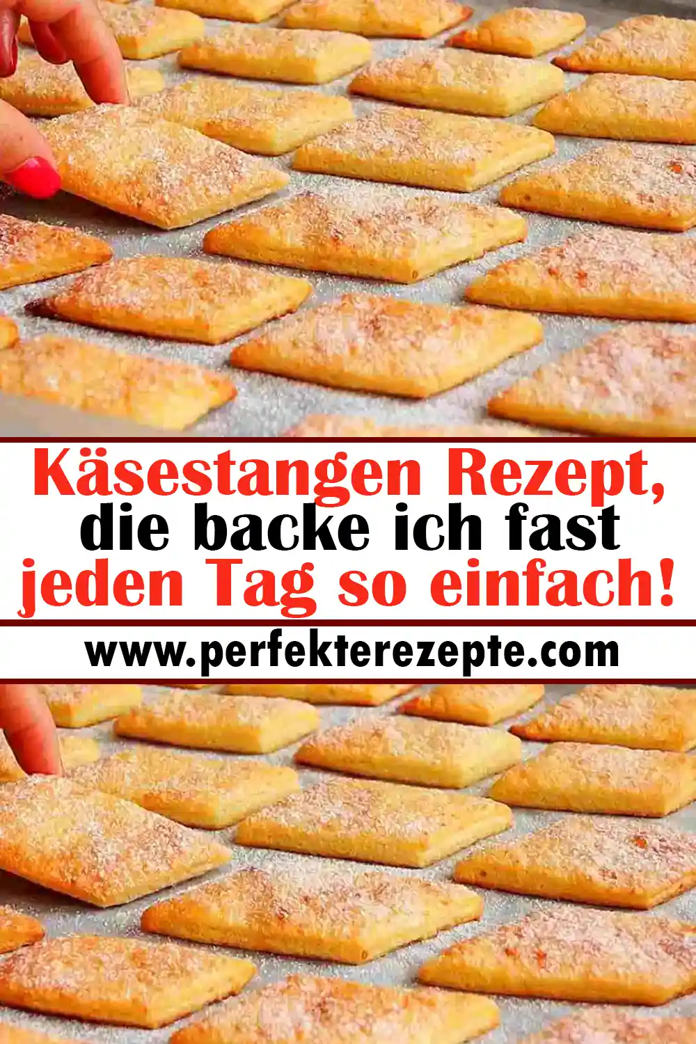 Käsestangen Rezept, die backe ich fast jeden Tag so einfach!