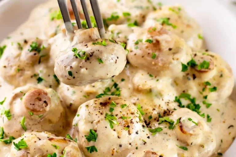 Knoblauchpilze in Parmesankäse Rezept: So lecker! Würde auch mit Cheddar großartig funktionieren